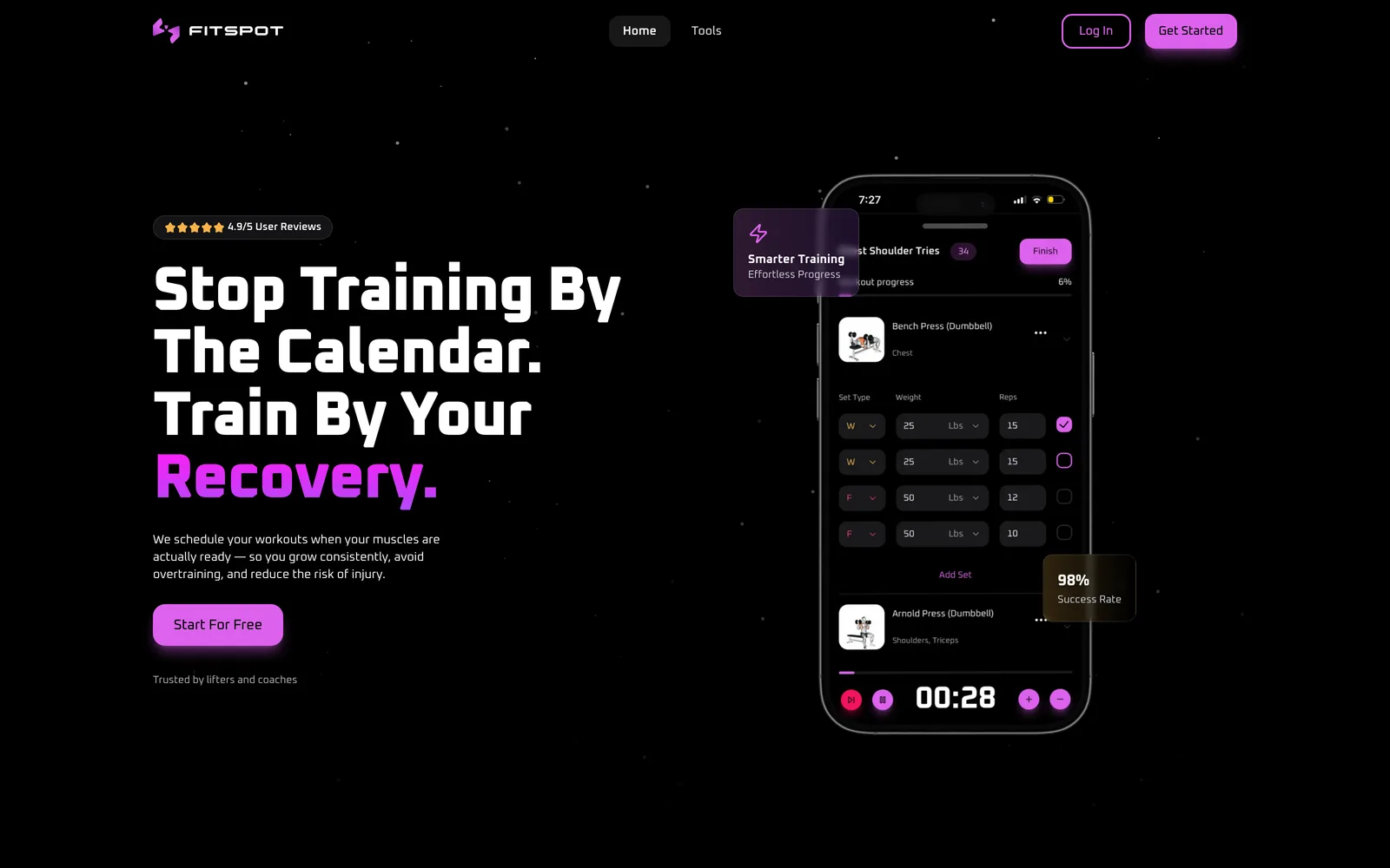 Fitspot — screenshot